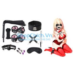 Bộ đồ chơi bondage cao cấp bộ 9 món SM cao cấp