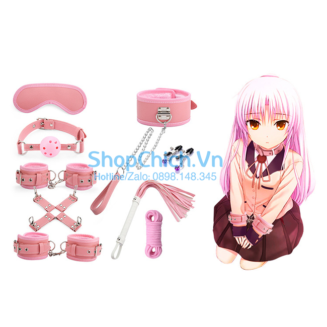Bộ đồ chơi bondage cao cấp bộ 9 món SM cao cấp