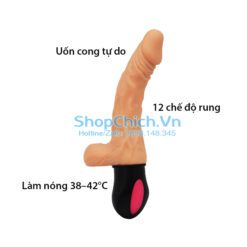 Dương vật giả sưởi ấm Flexible Bending dương vật giả sưởi ấm Flexible Bending