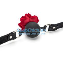 Bóng bịt miệng Bóng bịt miệng bạo dâm bông hồng