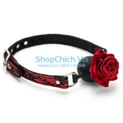 Bóng bịt miệng Bóng bịt miệng bạo dâm bông hồng