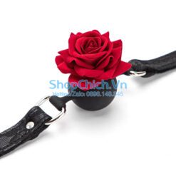 Bóng bịt miệng Bóng bịt miệng bạo dâm bông hồng