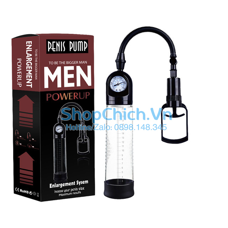 Máy tập tăng kích thước dương vật Máy Tập Tăng Kích Thước Dương Vật Penis Pump Men PowerUp