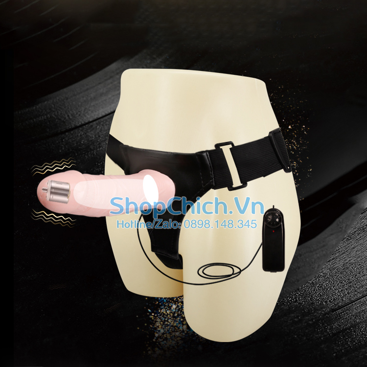 dương vật dây đeo dương vật dây đeo rỗng ruột có rung
