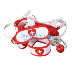 Bộ 9 Món SM Cosplay nhập vai nữ Y Tá Đồ chơi SM Cosplay nữ Y Tá