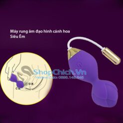 Máy rung bướm máy rung âm đạo hình cánh hoa