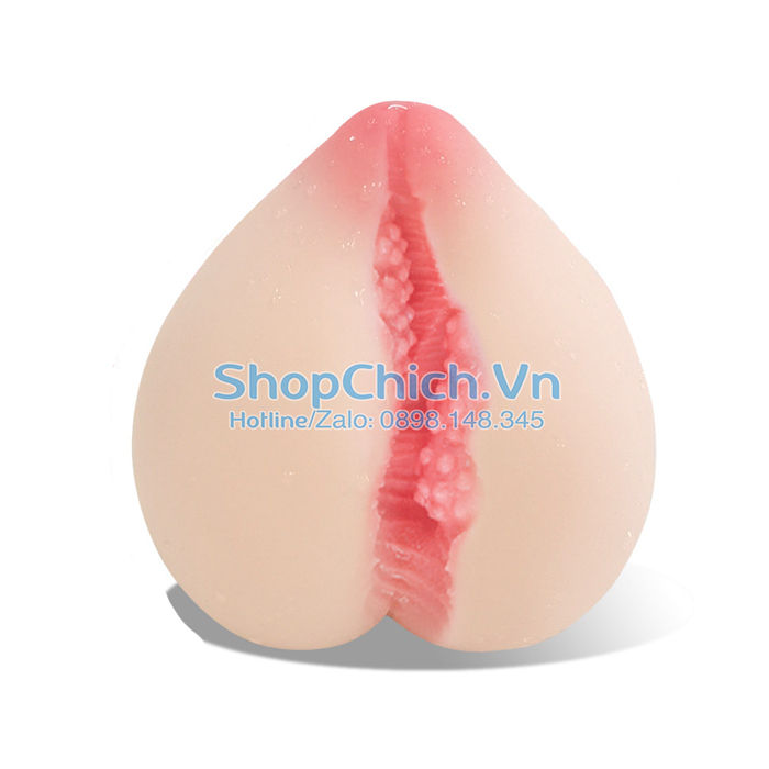 vú giả silicon thủ dâm Vú giả silicon thủ dâm kết hợp khe mông hình Quả Đào - Ảnh 4