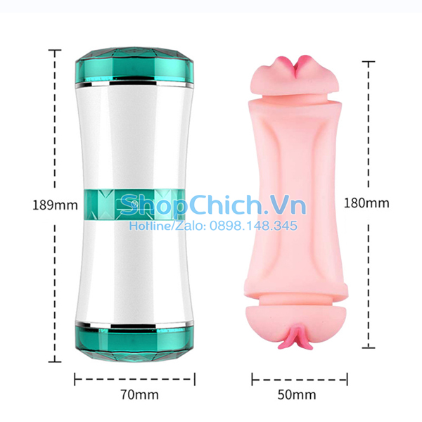 Cốc thủ dâm 2 đầu cho nam FOX cốc thủ dâm 2 đầu fox