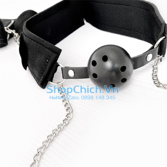Bộ phụ kiện SM khóa tay Kèm Bóng miệng và Kẹp ngực bộ phụ kiện SM khóa tay kèm bóng miệng và kẹp ngực