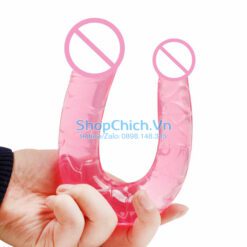 Dương vật giả thủ dâm đồng tính nữ Dương vật giả thủ dâm đồng tính nữ 2 đầu