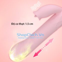 máy rung liếm thụt xoay giữ nhiệt máy massage thủ dâm đa năng cho nữ
