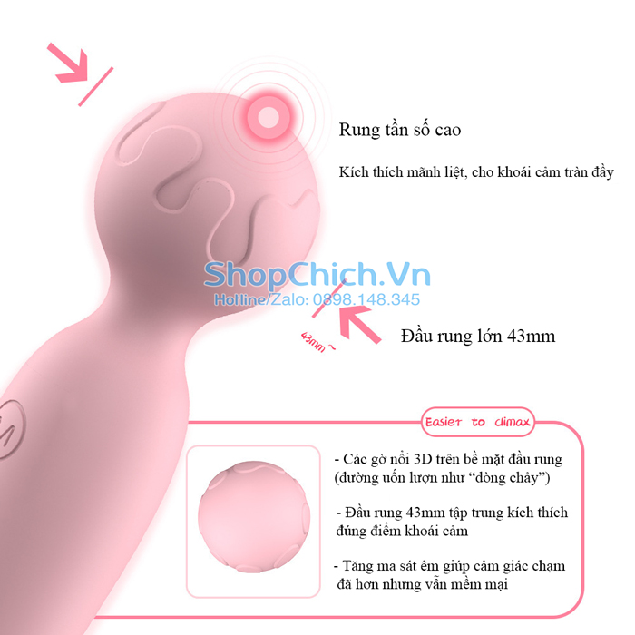 chày rung mini chày rung mini LILO cực mạnh