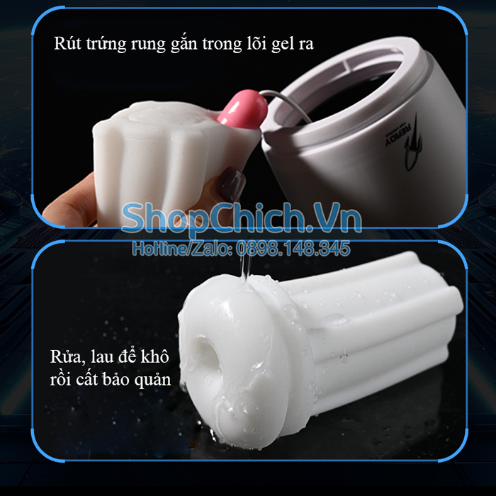 máy thủ dâm cho nam rung máy thủ dâm cho nam rung tự động 10 chế độ CAT CUP